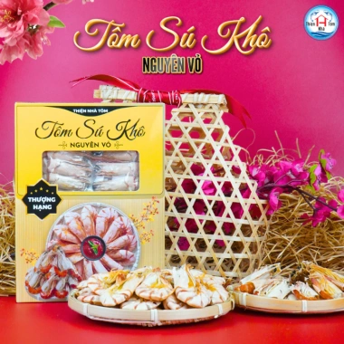 Tôm sú khô nguyên vỏ thượng hạng Thiện Nhà Tôm 150gr - Quà tặng, giảm giá 253.000đ 2 Tôm sú khô nguyên vỏ thượng hạng Thiện Nhà Tôm 150gr - Quà tặng, giảm giá 253.000đ 2