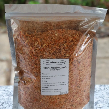 Tôm xay nhuyễn sấy đông khô 200gr – Đạm cao, vị tôm thơm cho chó mèo – 72.000₫ 4