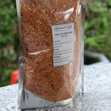 Tôm xay nhuyễn sấy đông khô 200gr – Đạm cao, vị tôm thơm cho chó mèo – 72.000₫ 5
