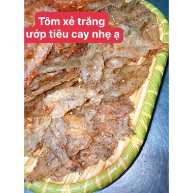 Tôm xẻ ướp tiêu 500g khô 3 nắng - ngon, giòn, giảm giá 450.000 VND
