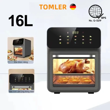 TOMLER Nồi chiên không dầu 16L Air Fryer đa năng - Giá 1,200,000đ, tiết kiệm 300k