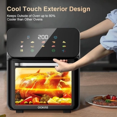TOMLER Nồi chiên không dầu 16L Air Fryer đa năng - Giá 1,200,000đ, tiết kiệm 300k 3 TOMLER Nồi chiên không dầu 16L Air Fryer đa năng - Giá 1,200,000đ, tiết kiệm 300k 3