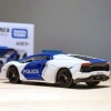 TOMY Domeka Trắng Đỏ Mô Phỏng Hợp Kim Xe Cảnh Sát Lamborghini LP700 - Đồ Chơi Mini 6