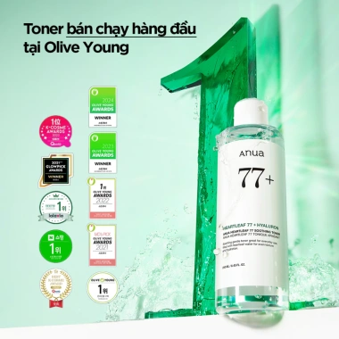 Toner Anua 250ml Da Nhạy Cảm 77% Diếp Cá, Cân Bằng & Dưỡng ẩm - Chỉ 399.000 VND 10 Toner Anua 250ml Da Nhạy Cảm 77% Diếp Cá, Cân Bằng & Dưỡng ẩm - Chỉ 399.000 VND 10