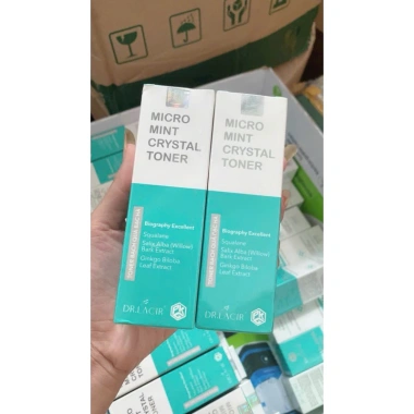 Toner bạc hà Dr Lacir MINT CRYSTAL - Cân bằng độ ẩm, mọi loại da, chỉ 199k