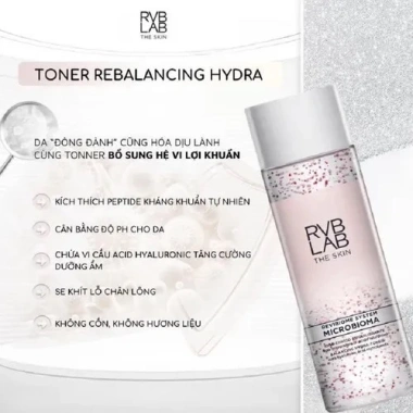 Toner Cân Bằng Da Thân Thiện Vi Sinh REBALANCING HYDRA 200ml - Giá Ưu Đãi 269k