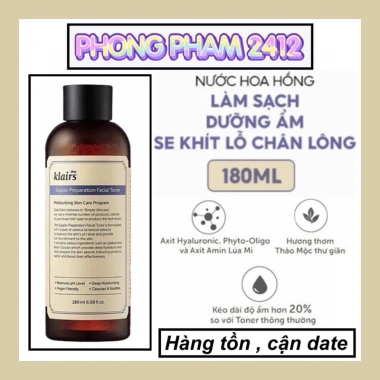 Toner cấp ẩm sâu, căng bóng, phục hồi da 180ml - Giá chỉ 165.000 VNĐ