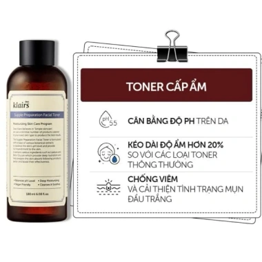 Toner cấp ẩm sâu, căng bóng, phục hồi da 180ml - Giá chỉ 165.000 VNĐ 3 Toner cấp ẩm sâu, căng bóng, phục hồi da 180ml - Giá chỉ 165.000 VNĐ 3
