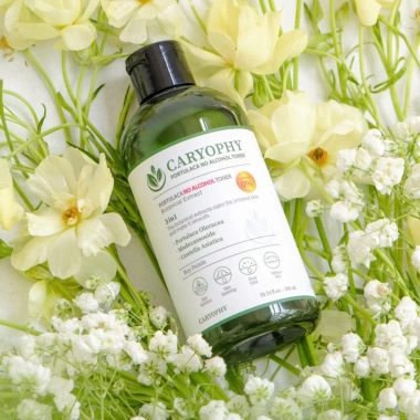 Toner Caryophy Portulola 300ml - Nước cân bằng không cồn, dịu nhẹ cho da dầu m, chỉ 500k