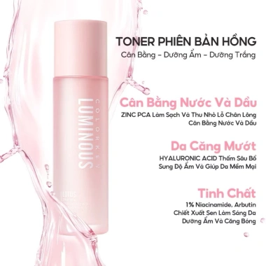 Toner Colorkey Luminous Mini 15ml - Cấp ẩm, làm dịu, se khít lỗ chân lông - 51.000₫ 3