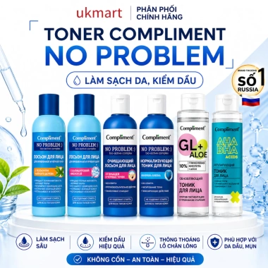 Toner Compliment No Problem Salicylic Acid 200ml Làm sạch da kiềm dầu giảm mụn giá 75.000đ