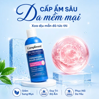 Toner Compliment No Problem Salicylic Acid 200ml Làm sạch da kiềm dầu giảm mụn giá 75.000đ