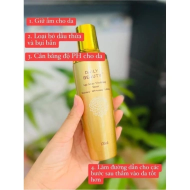 Toner Daily Beauty Cấp Ẩm Da Dầu, Dưỡng ẩm Dịu Nhẹ, Không Cồn, Giá 493k