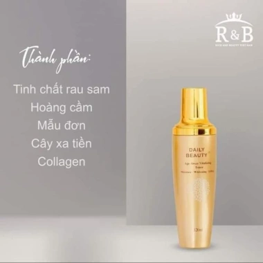 Toner Daily Beauty Cấp Ẩm Da Dầu, Dưỡng ẩm Dịu Nhẹ, Không Cồn, Giá 493k