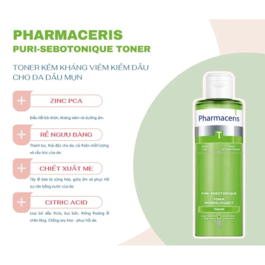 TONER DỊU NHẸ DA DẦU MỤN Pharmaceris Chính Hãng - Giảm 21% - Dưỡng, Kiểm Soát Dầu 2 TONER DỊU NHẸ DA DẦU MỤN Pharmaceris Chính Hãng - Giảm 21% - Dưỡng, Kiểm Soát Dầu 2