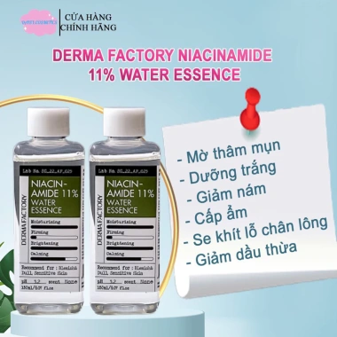 Toner dưỡng trắng Niacinamide 11% Dermafactory - Căng bóng, giảm thâm, chỉ 155k