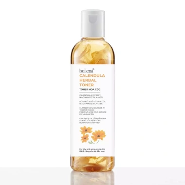 Toner hoa cúc Calendula cho da dầu mụn - Nước hoa hồng Bellena HC 500ml, giá 125k