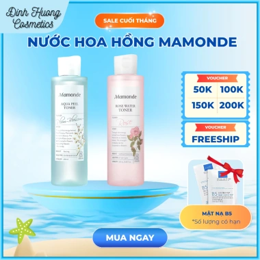 Toner Hoa Hồng Mamonde Rose Water 250ml - Cấp ẩm, cân bằng da, giá chỉ 200.900đ