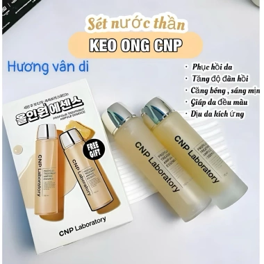 Toner Keo Ong CNP Lab Propolis 100ml+150ml - Dưỡng ẩm, phục hồi, làm sáng da, Hàn Quốc 295k