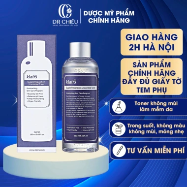 Toner Klairs Không Mùi 180ml - Tonner Nước Hoa Hồng Supple Preparation Giá 279k