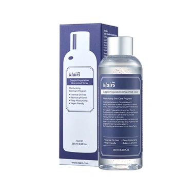 Toner Klairs Không Mùi 180ml - Tonner Nước Hoa Hồng Supple Preparation Giá 279k