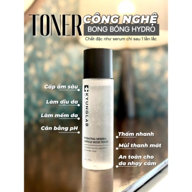 Toner KyungLab Hydrating Mineral Capsule Moist – Cấp Ẩm, Dịu Da, Chỉ 250.000 (giảm từ 305.000)
