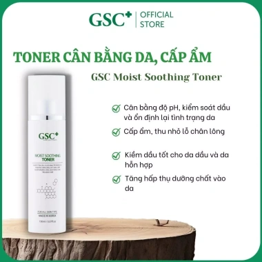 Toner Moist Soothing 150ml GSC - Cấp ẩm, làm dịu, phục hồi da tổn thương, kiềm dầu, giảm giá 570k 2