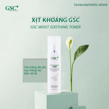 Toner Moist Soothing 150ml GSC - Cấp ẩm, làm dịu, phục hồi da tổn thương, kiềm dầu, giảm giá 570k 5
