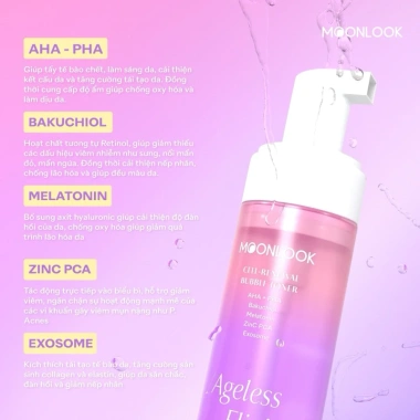 Toner Moonlook 150ml Sạch sâu, Sáng da, Trẻ hoá da - Giá 265.000 VND 2