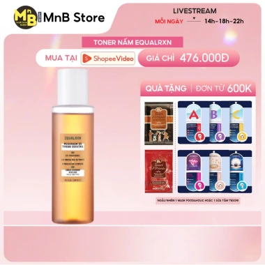 Toner Nấm Phục Hồi Cấp Ẩm EqualRXN Mushroom B5 - Dưỡng ẩm, Làm Dịu Da, Vitamin B5, Giá ưu đãi 689.000₫