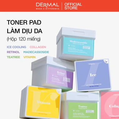 Toner Pad Dermal 120 miếng – Cấp ẩm, tái tạo, làm dịu, sáng da, chỉ 229.000 VND 2