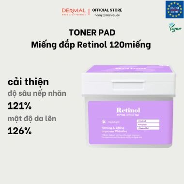 Toner Pad Dermal 120 miếng – Cấp ẩm, tái tạo, làm dịu, sáng da, chỉ 229.000 VND 7