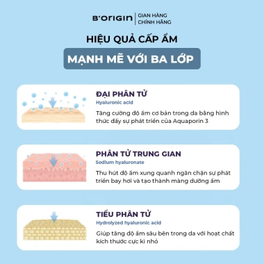 Toner Pad Hyaluron B'origin 160ml 80 miếng - Cấp ẩm sâu 9 Hyaluronic & Panthenol, Giá chỉ 260.000 VND
