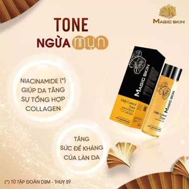 Toner Rau Má MAGIC SKIN 100ml - Nước Hoa Hồng cấp ẩm, dưỡng da mụn, giảm giá 16% 5 Toner Rau Má MAGIC SKIN 100ml - Nước Hoa Hồng cấp ẩm, dưỡng da mụn, giảm giá 16% 5
