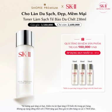 Toner SK-II 230ml Làm Sạch Tế Bào Da Chết - Giảm Giá Đến 26% - Giá 2.6 triệu
