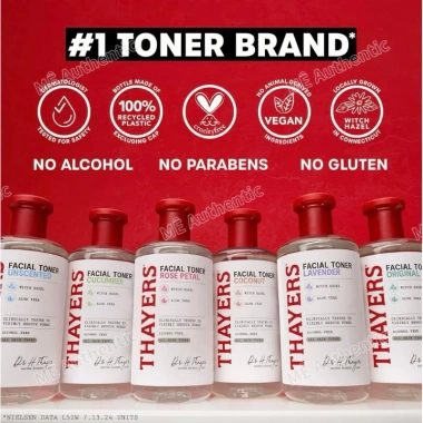 Toner Thayers Mỹ 355ml - Best Seller, Giá ưu đãi 580k, Dưỡng ẩm, Cân bằng pH, Không cồn