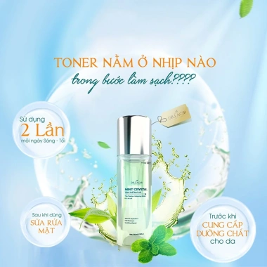 Toner Tinh Thể Bạc Hà Mint Dr.Lacir 100ml - Làm sạch da, dưỡng ẩm, chỉ 420k