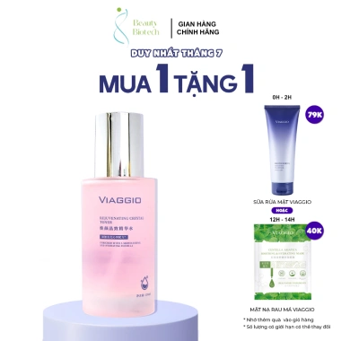 Toner Viaggio Rejuvenating 120ml - Dưỡng ẩm, trẻ hoá da, giảm giá 20% chỉ 125.000₫