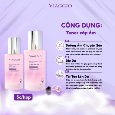 Toner Viaggio Rejuvenating 120ml - Dưỡng ẩm, trẻ hoá da, giảm giá 20% chỉ 125.000₫