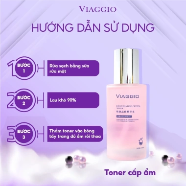Toner Viaggio Rejuvenating 120ml - Dưỡng ẩm, trẻ hoá da, giảm giá 20% chỉ 125.000₫