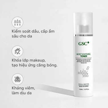 Toner xịt GSC Moist Soothing 150ml - Cấp ẩm, cân bằng da, giá chỉ 509.000 VND