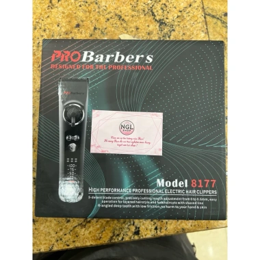 Tông Đơ Cắt Tóc PRO Barbers SH 8.177 - Công Suất Mạnh, Lưỡi Siêu Sắc, Pin Dài, Giảm Giá 20% Chỉ 800k