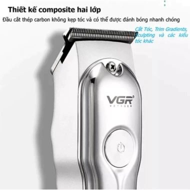 Tông đơ cắt tóc VGR mmm - Giá chỉ 174.900 VNĐ, giảm 21% lưỡi siêu sắc