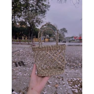 Tổng kho túi cói cầm tay Vintage cho bé chụp ảnh du lịch - Giá ưu đãi 33.000 VNĐ 5