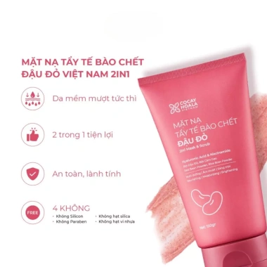 Tonner Đậu Đỏ 150gr Nuôi Dưỡng Cấp Ẩm, Sáng Mịn, Cân Bằng pH Da - Natural Store