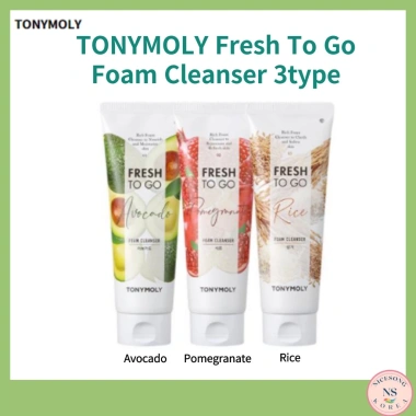 TONYMOLY Sữa Rửa Mặt Tạo Bọt Bơ & Lựu Hàn Quốc - Làm sạch sâu, dưỡng ẩm, giảm giá 20% 155k