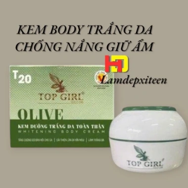 Top Girl Kem Body Trắng Da Olive 120g Chống Nắng Dưỡng Ẩm Giá Giảm 130.000 VND