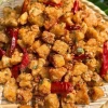 Tóp mỡ liền da chiên giòn sốt mắm hành 1kg Siêu ngon – Ăn vặt Sương Sương 8