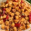 Tóp mỡ liền da chiên giòn sốt mắm hành 1kg Siêu ngon – Ăn vặt Sương Sương 10