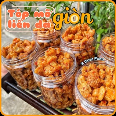 Tóp Mỡ Liền Da Mắm Tỏi Giòn Rụm Hũ Tách Dầu Đa Size Giá Ưu Đãi 24k